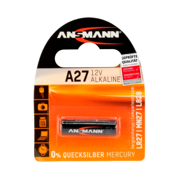 Батарейка ANSMANN  A27 BL1 (1/10/480)