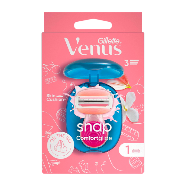 Бритва Gillette VENUS Comfortglide SNAP 3 лезвия 1 кассета (1/4)