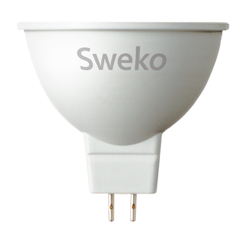 Лампа светодиодная Sweko MR16 GU5.3 10W 4000К 230V (1/5/100)