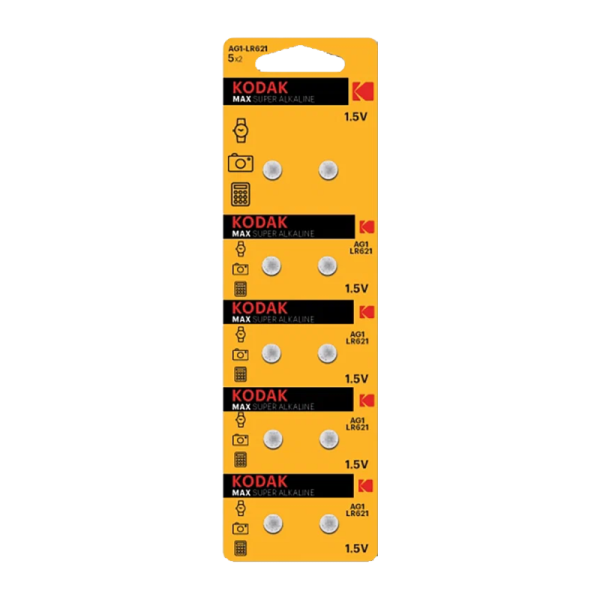 Батарейка Kodak G0/LR521/LR63/LR50/379A/179 BL10 Alkaline 1.5V (10/100/1000)