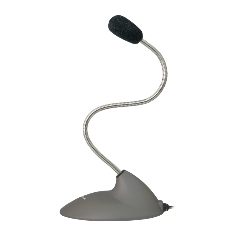 Микрофон Defender MIC-111 конденсаторный 54 дБ 1.5м серый (1/100)