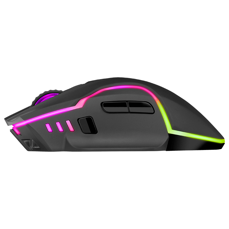 Беспроводная игровая мышь Oneshot GM-067 черный,LED,7D,300 мАч, 3200dpi DEFENDER