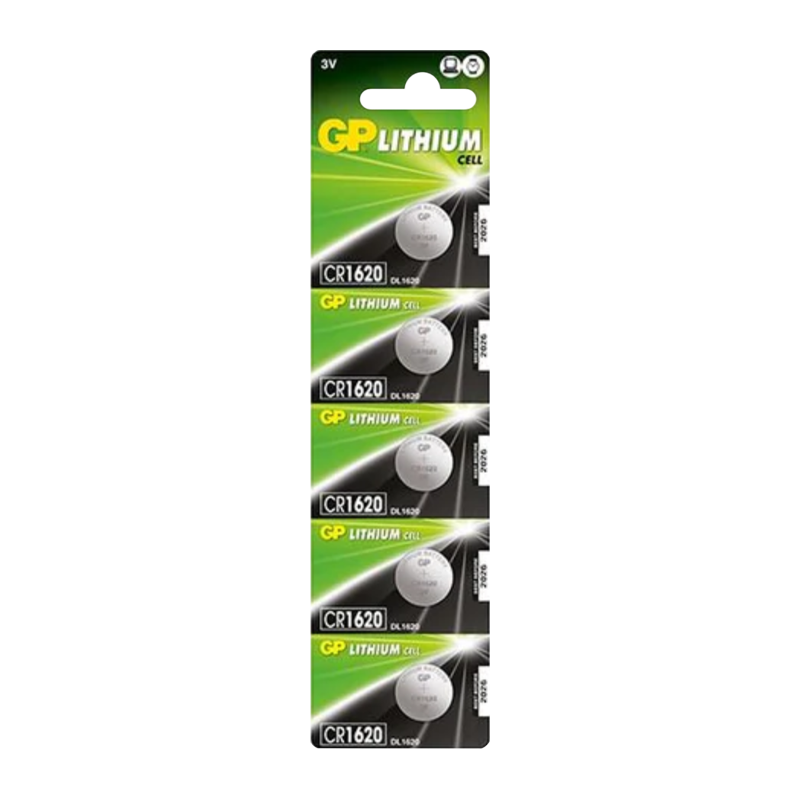 Батарейка GP CR1620 BL5 Lithium 3V (5/100/2000)