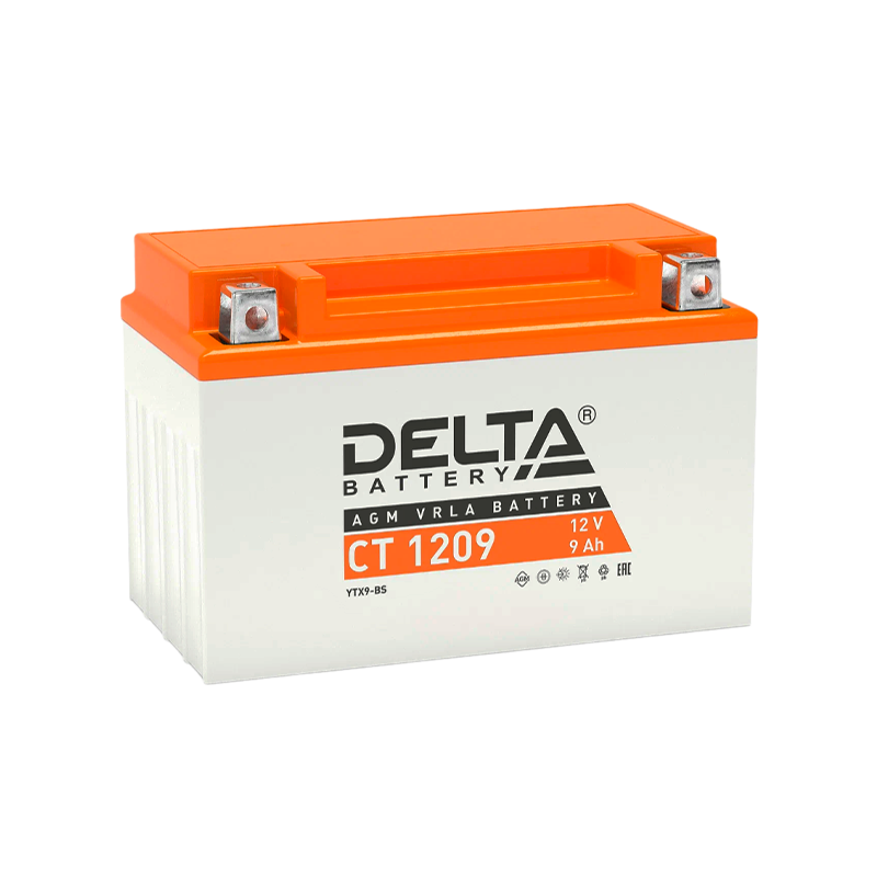 Аккумулятор для мототехники Delta CT 1209 (1/8)