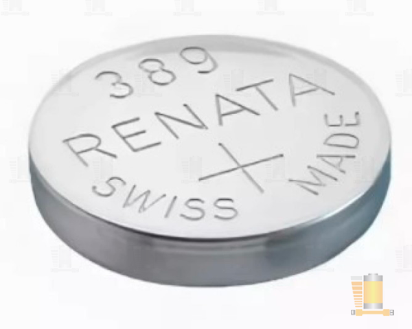 Батарейка Renata 389 (SR1130W) BL10 Silver Oxide 1.55V (10/100)
