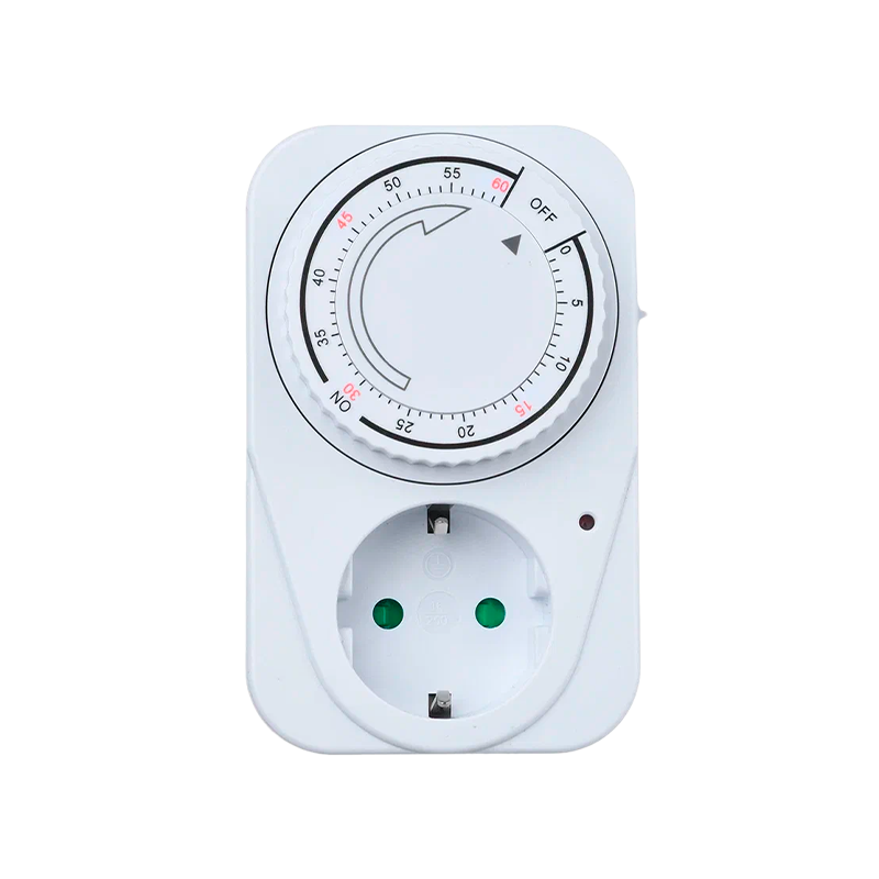 Таймер механический GoPower Timix 08 16A 3600W 1ч/1мин (1/12/48)