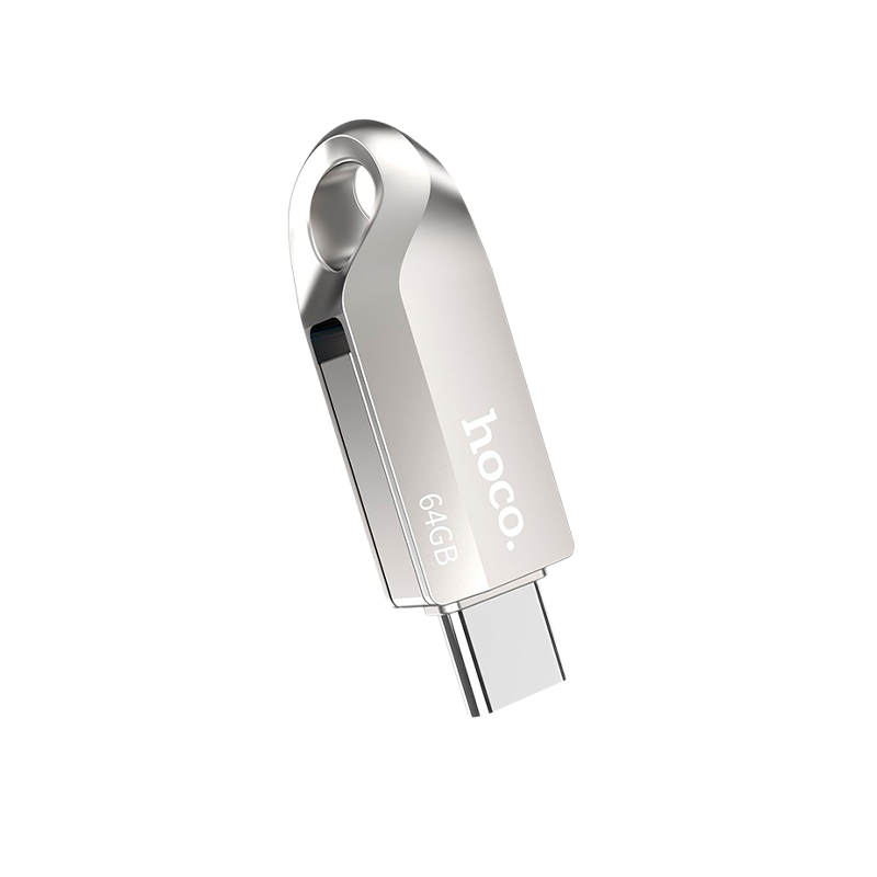 Флеш-накопитель HOCO UD8 64GB USB3.0 Type-C (m) металл серебряный (1/50)