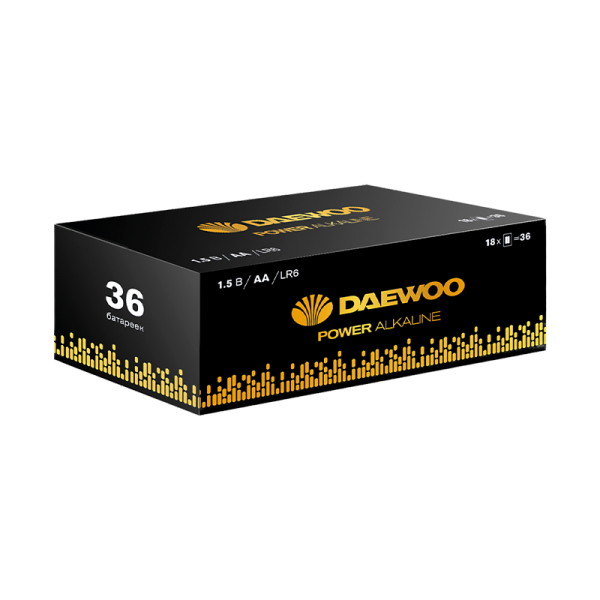 Батарейка Daewoo Power LR6 AA BOX36 Alkaline 1.5V (36/720)