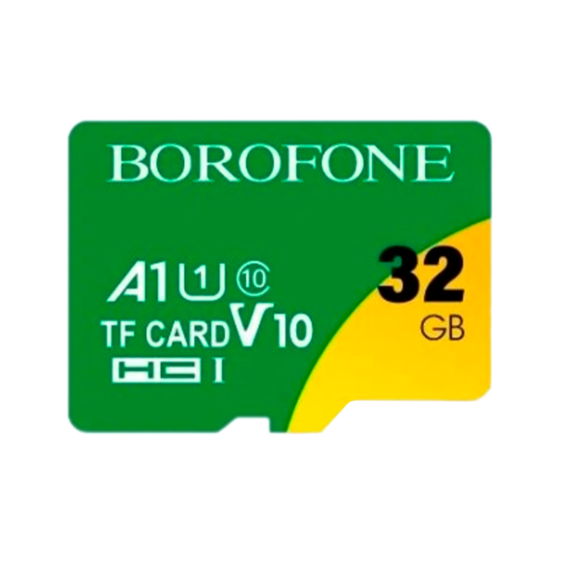 Карта памяти microSD Borofone 32GB Class10 A1 UHS-I (U3) 90 МБ/сек V10 (1/100)