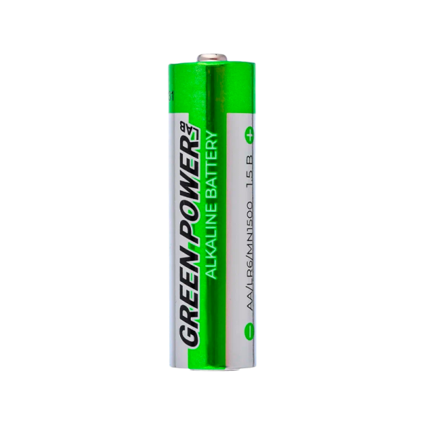 Батарейка GREEN POWERlab LR6 AA Shrink 4 Alkaline 1.5V (4/40/1000)