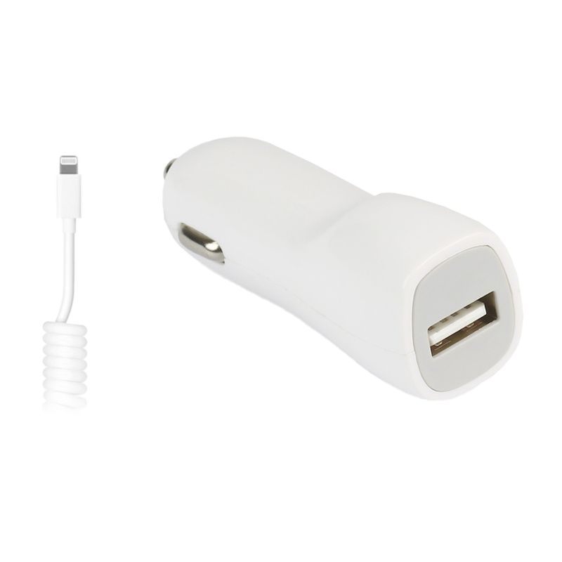 Автомобильное З/У Smartbuy NITRO 1USB 1.0A белый (1/62)