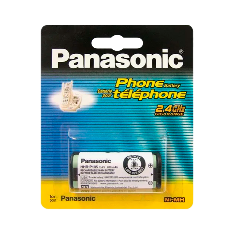 Аккумулятор для радиотелефонов Panasonic HHR-P105 BL1 NI-MH 850mAh (1/6)