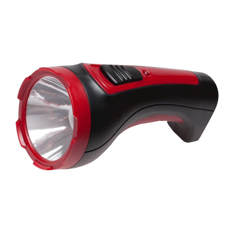 *Фонарь туристический Космос 101 1W 1LED от аккумулятора 2 режима красный черный (1/12/48) 