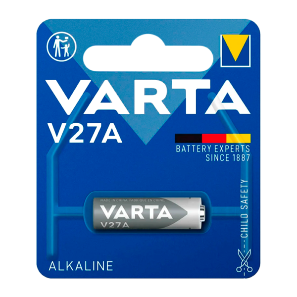 Батарейка Varta ELECTRONICS LR27/A27/MN27 BL1 Alkaline 12V (4227) (1/10/100)