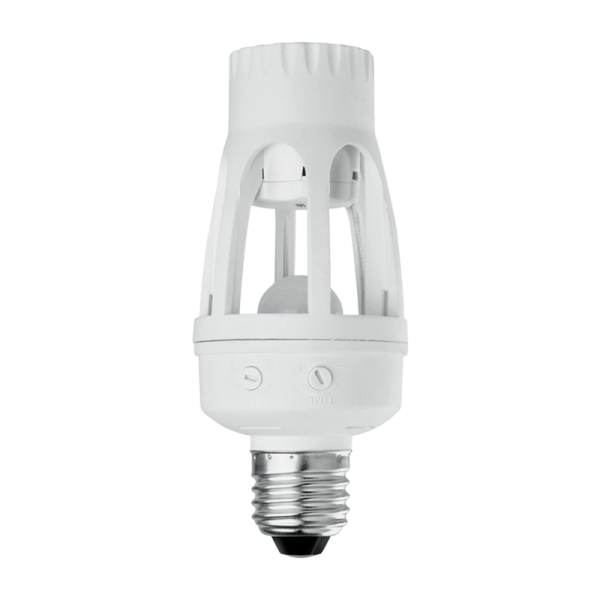 Патрон Camelion LX-451 E27 60W 360° с датчиком движения белый (1/50)