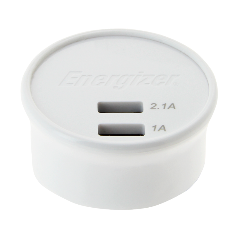 Сетевое З/У Energizer Ultimate 2USB 3.1A с кабелем Lightning белый