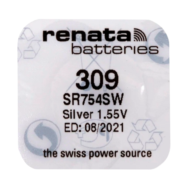 Батарейка Renata 309 Silver Oxide 1.55V (1/10/100)