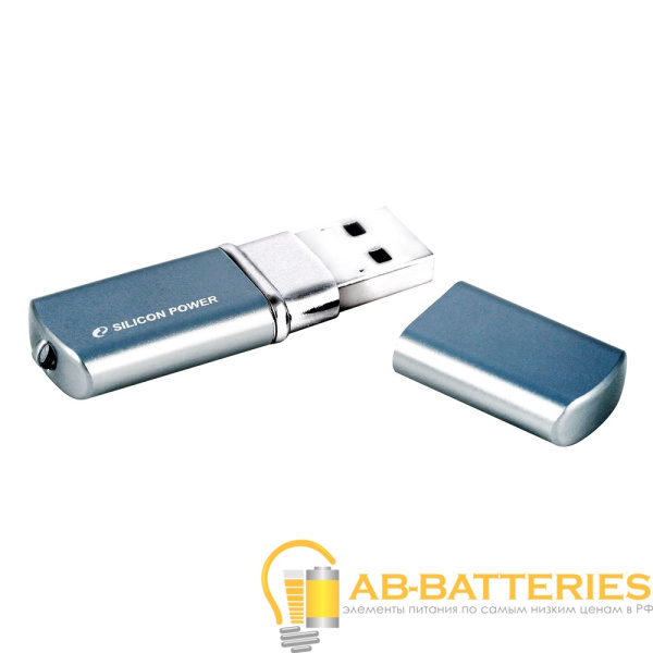 Флеш-накопитель Silicon Power LuxMini 720 8GB USB2.0 пластик синий