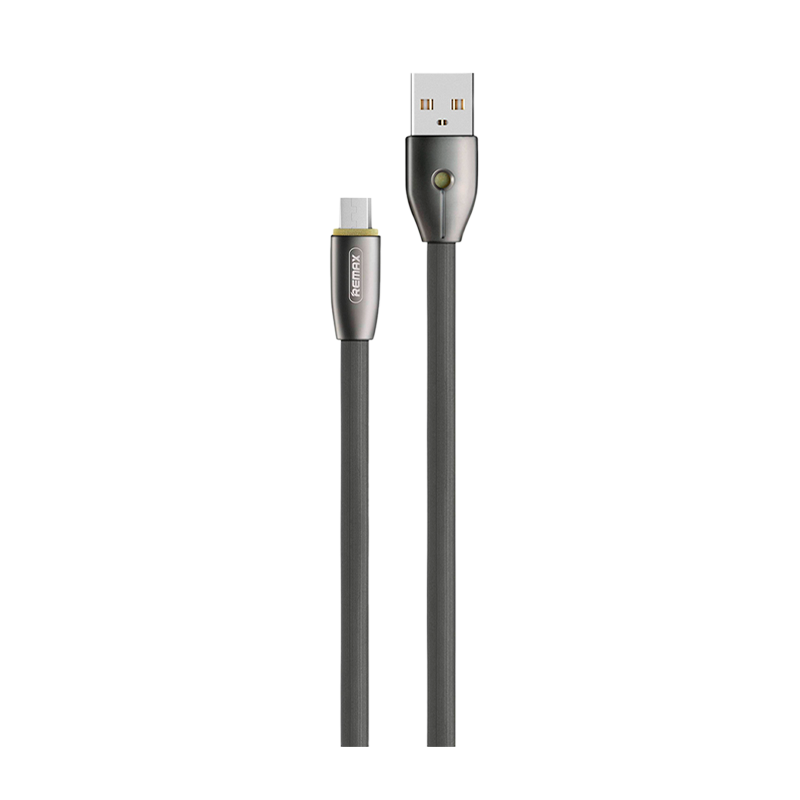 USB кабель REMAX Knight (Micro) RC-043M Серебристый (1M, 2.1A)