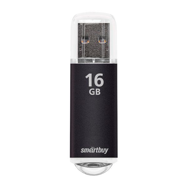 Флеш-накопитель Smartbuy V-Cut 16GB USB2.0 пластик черный