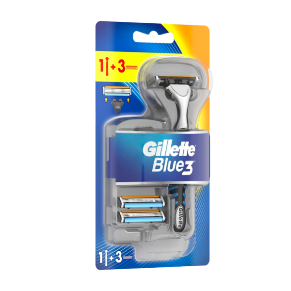 Бритва Gillette BLUE3 3 лезвия пластиковая ручка на карте 10шт. (10/120)