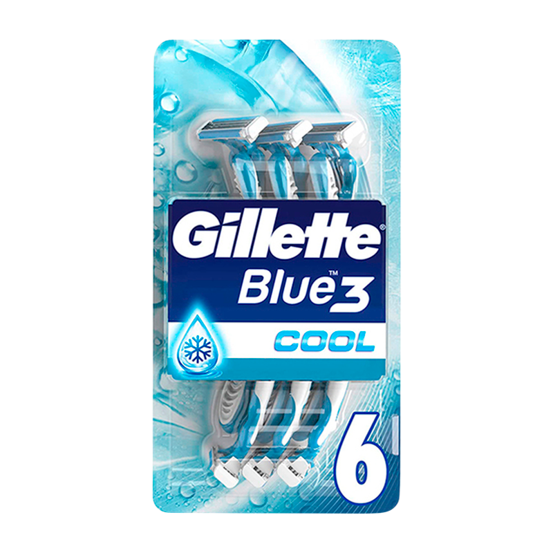 Бритва Gillette BLUE3 Cool 3 лезвия ENG 6шт. (1/12)