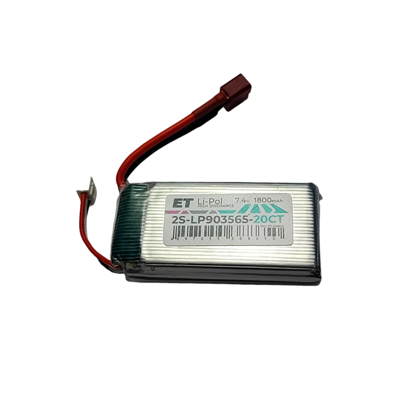 Аккумулятор ET 2S-LP903565-20CT Li-Pol, 7.4В, 1800мАч (1/100)