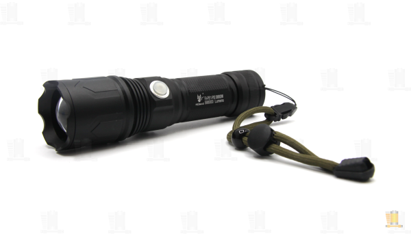 Фонарь универсальный Без бренда FA-P511-P50 от аккумулятора ZOOM черный