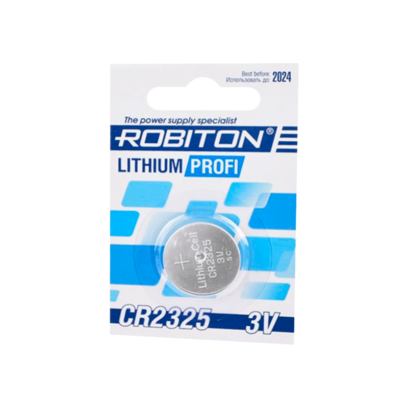 Батарейка ROBITON PROFI R-CR2325-BL1, CR2325 BL1 (1/40/1800)