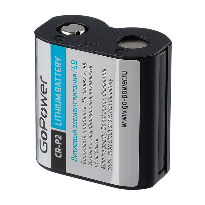 Батарейка GoPower CR-P2 BL1 Lithium 6V (6204) (1/12/144)