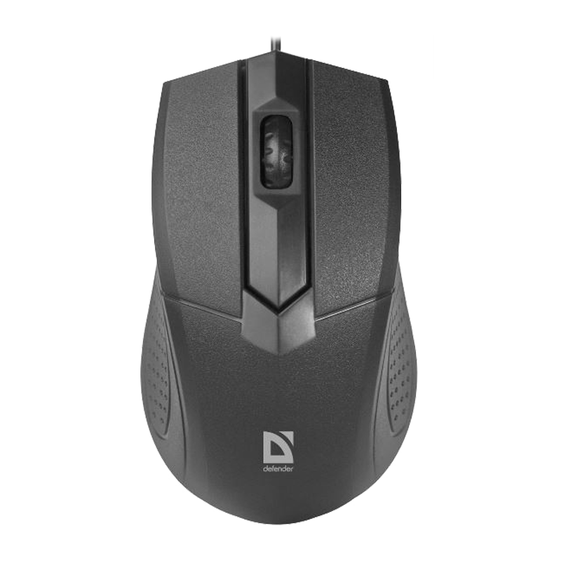 Мышь проводная Defender MB-270 Optimum классическая USB черный (1/40)