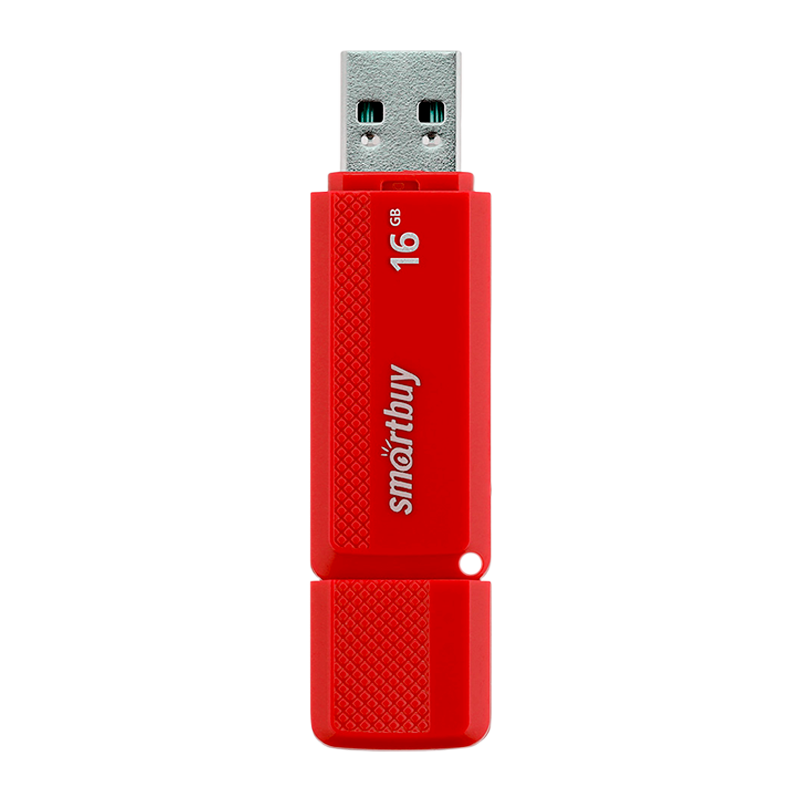Флеш-накопитель Smartbuy Dock 16GB USB2.0 пластик красный