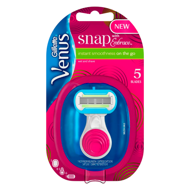 Бритва Gillette VENUS Embrace SNAP 5 лезвий (1/4)