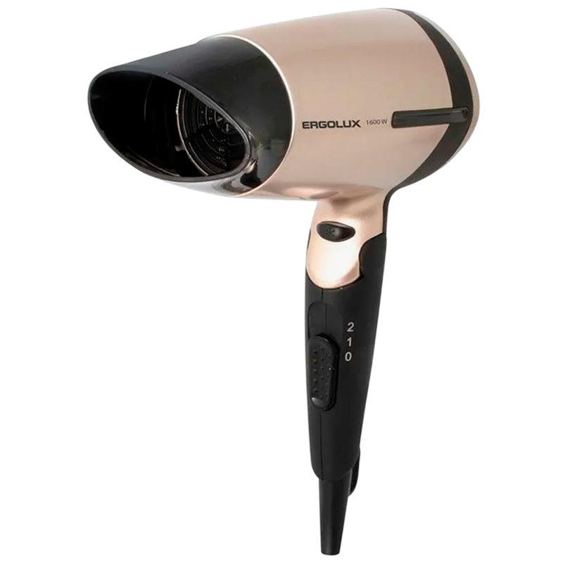 Фен Ergolux ELX-HD02-C64 1600W золотой черный