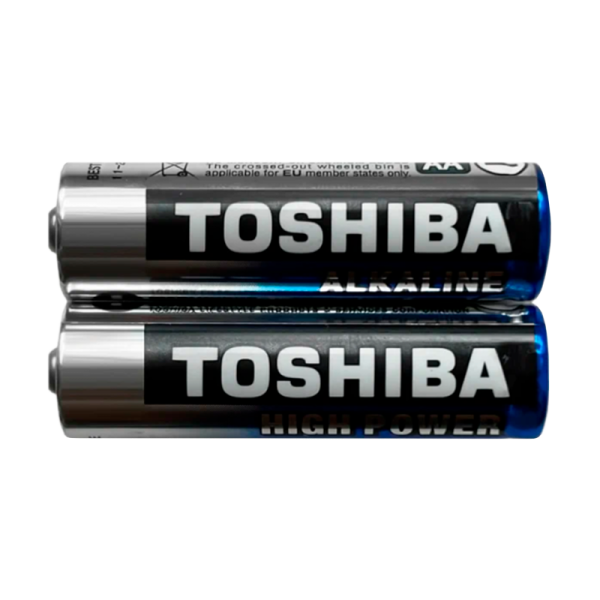 Батарейка Toshiba LR6 AA Shrink 2 Alkaline 1.5V (2/40/400)