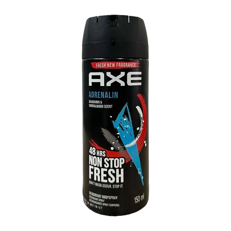 Дезодорант мужской AXE Adrenalin спрей 150мл (1/6)