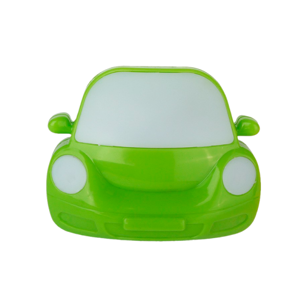 Ночник Camelion NL-197 "Машинка" 1LED 0.5W 220V в розетку зеленый (1/24/96)