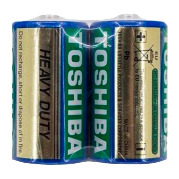Батарейка Toshiba KG R14 C Shrink 2 Heavy Duty 1.5V (2/24/480)