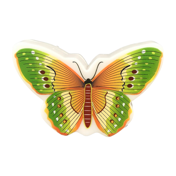 Ночник Camelion NL-239 "Бабочка" 1LED 0.5W 220V в розетку зеленый (1/18/72)