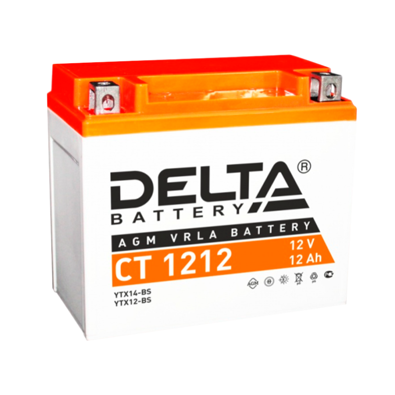 Аккумулятор для мототехники Delta CT 1212 (1/6)