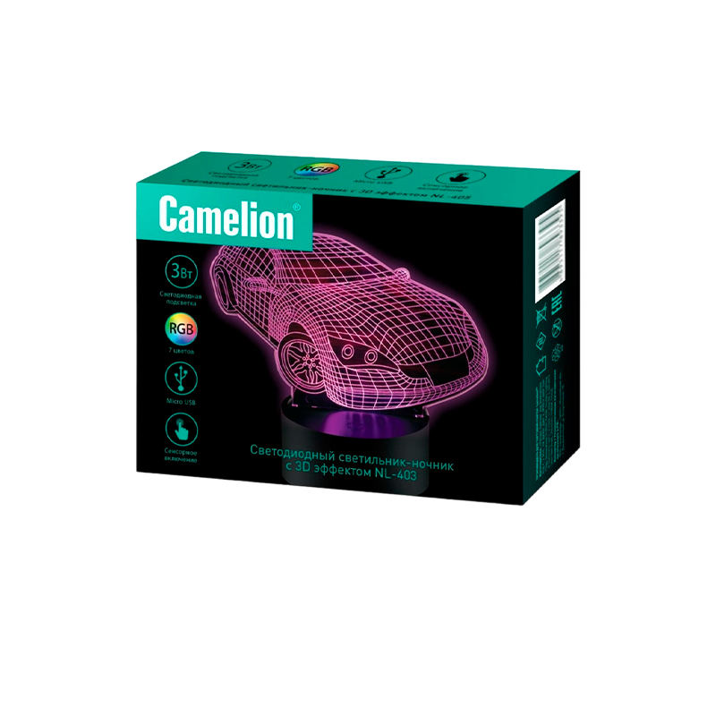 Светильник настольный Camelion NL-403 3W 220V LED не нагревается (1/20)