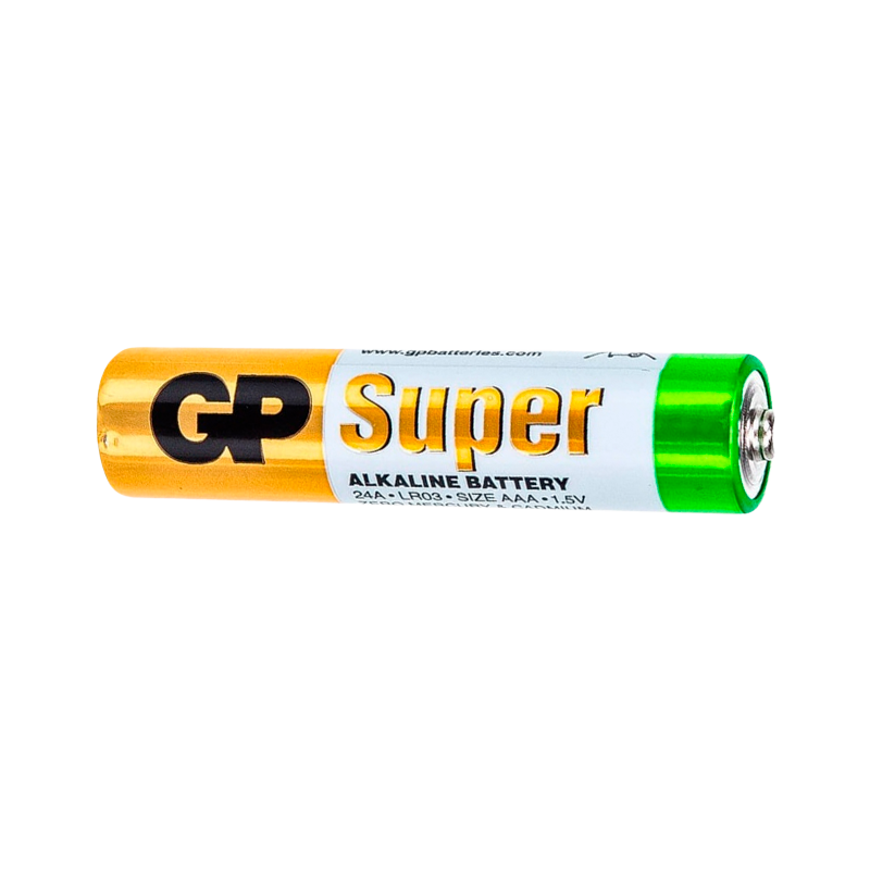 Батарейка GP Super LR03 AAA Shrink 4 Alkaline 1.5V (4/96/192/384)