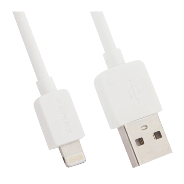 USB кабель REMAX Light (IPhone 5/6/7/SE) (1M, 1A) RC-06I Белый (40/400)