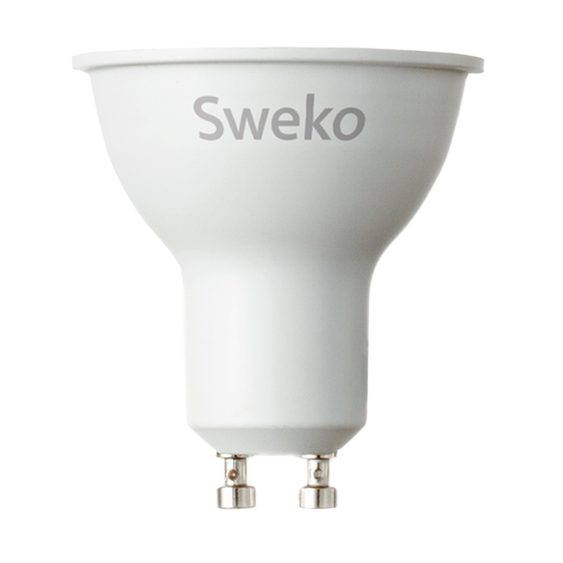 Лампа светодиодная Sweko RAP16 GU10 10W 4000К 230V (1/5/100)