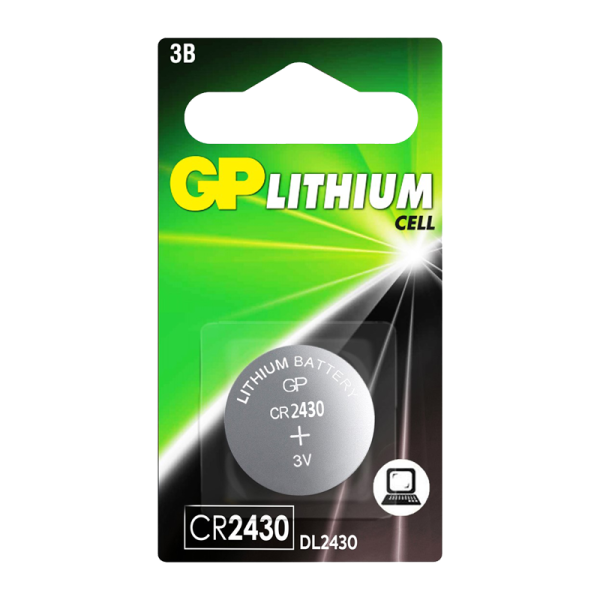 Батарейка GP CR2430 BL1 Lithium 3V (1/10/100/900)