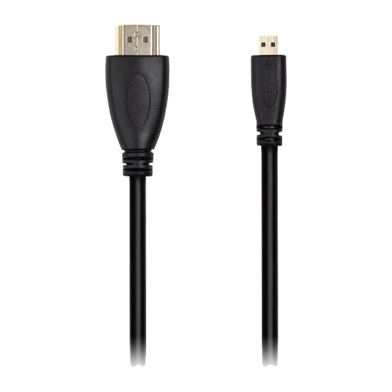 Кабель Smartbuy K-318 HDMI (m)-microHDMI (m) 1.8м силикон ver.1.4 черный (1/25)