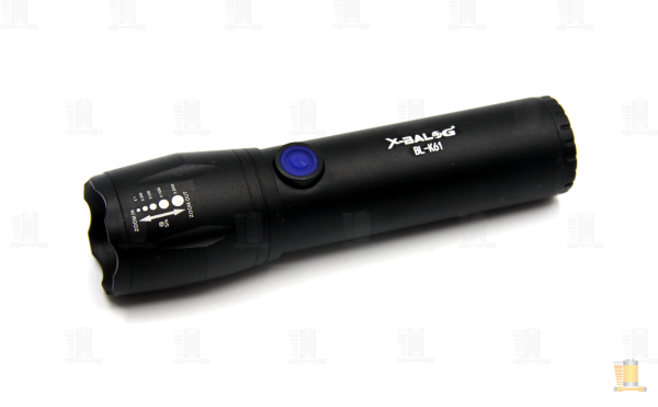 Фонарь универсальный Без бренда BL-K61 от аккумулятора 3 режима+ZOOM черный