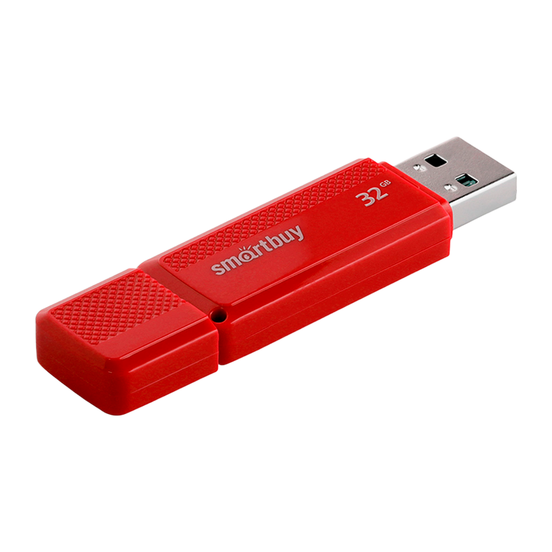 Флеш-накопитель Smartbuy Dock 32GB USB2.0 пластик красный
