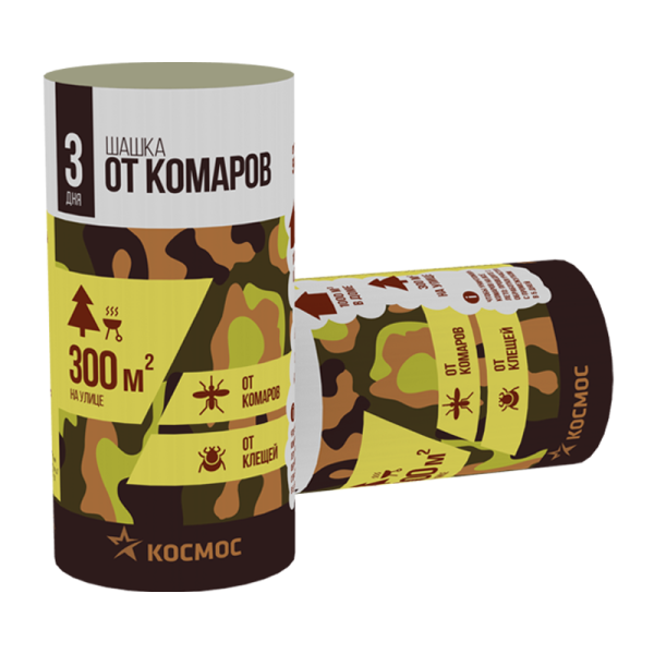 *Дымовая шашка Космос от насекомых 300м2 80 гр