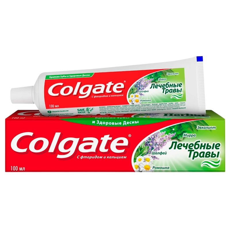 Зубная паста COLGATE Лечебные травы 100мл (1/48)